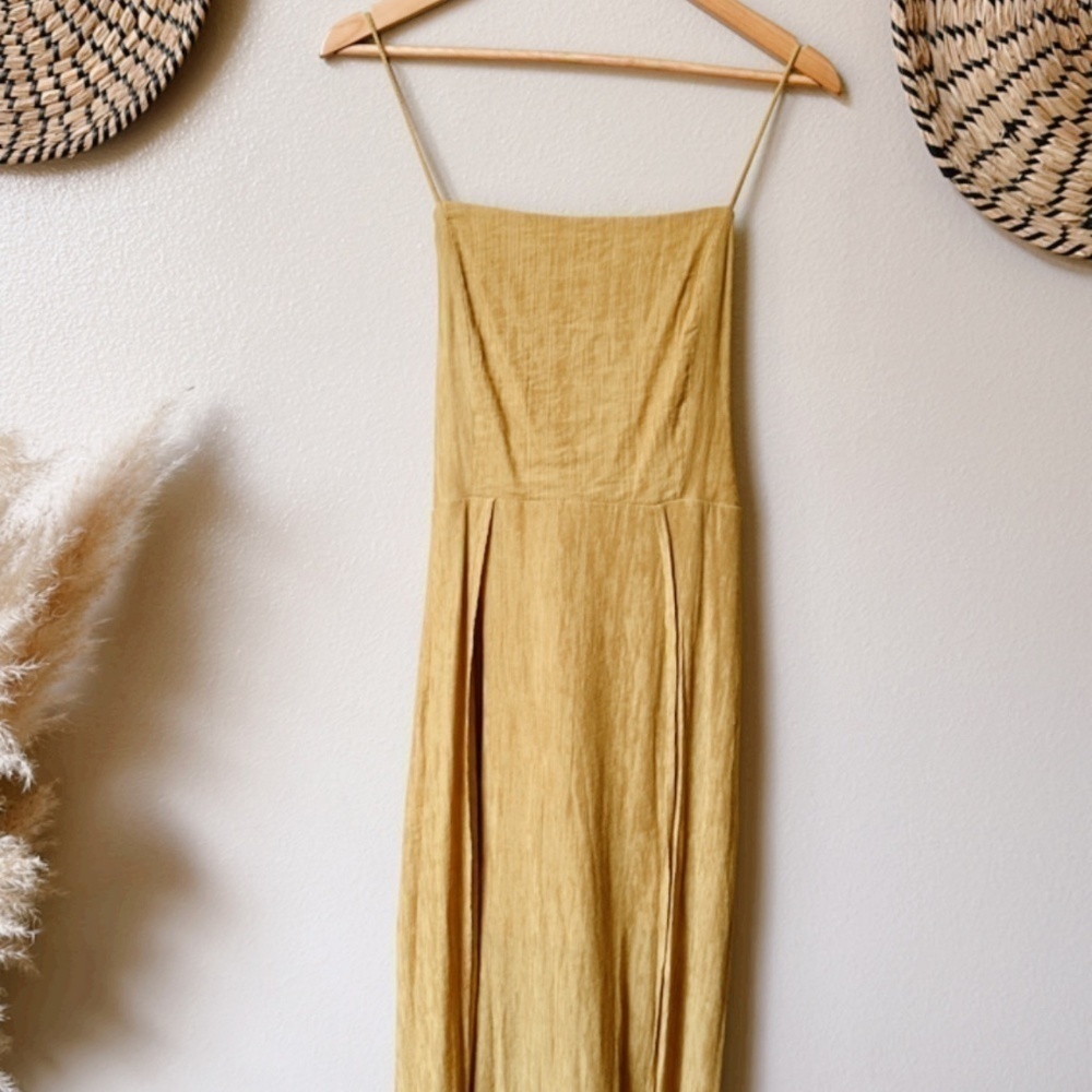 Essue Women's Jumpsuit Mustard Yellow Size L